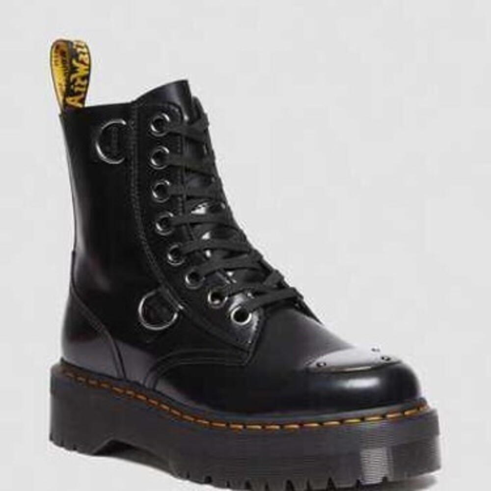 Jadon Boot Toe Guard Leather Platforms